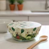 Apithecary Balmumu Gıda Sargısı - Avakado Desenli-Organik– Yeniden Kullanılabilir - Çevre Dostu - Sıfır Atık - Ekmek Ve Sandviç Sargısı -