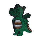 Aplike Ütü Ile Yapışan Dinazor Yeşil Arma 2,5x4 cm