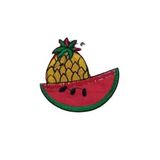 Aplike Ütü Ile Yapışan Karpuz-Ananas Desen