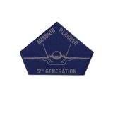 Aplike Ütü Ile Yapışan Mission Planner Lacivert Arma 6 cm