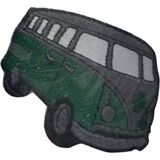Aplike Ütü Ile Yapışan Otobüs Yeşil Arma 14X2,5 cm