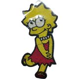 Aplike Ütü Ile Yapışan Simpson Lisa Arma 6x2,5 cm