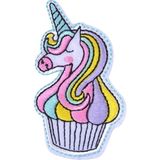 Aplike Ütü Ile Yapışan Unicorn Pembe Arma 5x4 cm