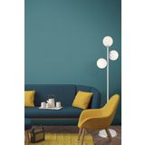 Apliqa 3258-1CR-FL Zambak 3 Lü Krom Modern Lambader