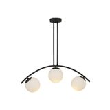 Apliqa 3472-03-BL Fralde 3lü Siyah Salon Avize