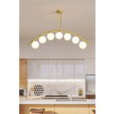 Apliqa 3472-07-FG Fralde 7'li Gold Salon Avize