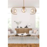 Apliqa 3948-03-FR Diaspor 3'lü Eskitme Modern Sarkıt Retro Salon Avize