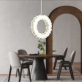 Apliqa Akanay Tekli Krom Led Kristal Avize