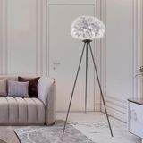 Apliqa Belinay Siyah Lambader Metal Malzemeli Modern Tasarım 145 cm İç Mekan Aydınlatma