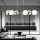 Apliqa Berca Krom Modern Mutfak-Yemek Masası Üstü-Yatak Odası-Salon 6'lı Avize