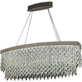 Apliqa Carles 100LÜK 85 Watt Yemek Masa Üstü Kristal LED Avize - 00-Beyaz