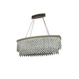 Apliqa Carles 100lük 85 Watt Yemek Masa Üstü Kristal Led Avize Beyaz