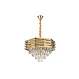 Apliqa Corde 50'Lik Gold Kaplamalı Kristal Salon Avize