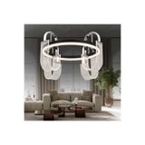Apliqa Debora 4'lü 65 Watt Ledli Modern Tasarım Oturma Odası Salon Avize