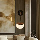 Apliqa Derem Siyah Gold 8 Watt Kristal Taşlı Salon Led Aplik