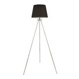 Apliqa Epona Siyah Şapkalı Krom Modern Dekoratif Salon Lambader