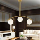 Apliqa Fralde 3 Lü Gold Modern Mutfak Cafe Restoran Için Uygun Retro Salon Avize Altın