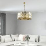 Apliqa Gallıano Modern Tasarım Altın Renkli Metal Kristalli Avize Şık Aydınlatma Özellikleri