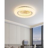 Apliqa Gavin Beyaz Çiçek Desenli Plafonyer Salon LED Avize - 1