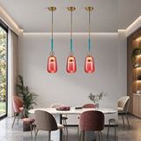 Apliqa Helıx 12W Modern Tekli LED Avize - Salon ve Mutfak Aydınlatma - Çok Renkli