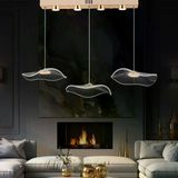 Apliqa Jolie 3'lü Sıralı 3 Renkli 26 Watt Gold Kristal Ledli Sarkıt Avize