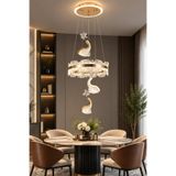 Apliqa Lılıana 3'Lü Gold Led Avize Yatak Odası, Koridor, Salon Avize