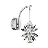 Apliqa Menekşe Krom 10 Watt Tekli Led Aplik Beyaz