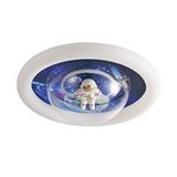 Apliqa Mıtro Ledli Astoronot Desenli Plafonyer Çocuk Odası Avize Çok Renkli