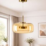 Apliqa Nantes 12 watt 3000K Eskitme Bal Camlı Tekli Led Sarkıt Avize