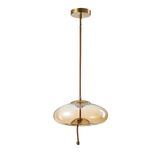 Apliqa Niora Tekli 5 Watt 3000K Eskitme Bal Camlı Led Sarkıt Avize