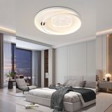 Apliqa Noren 50'lik Kare Taş Desenli Yuvarlak 160 Watt Plafonyer LED Avize - Çok Renkli