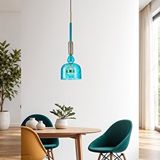 Apliqa Novarıs 12W Modern Tekli LED Avize - Salon ve Mutfak Aydınlatma - Çok Renkli