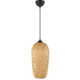 Apliqa Pedri Tekli Rattan Modern Tasarım Sarkıt Avize
