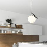 Apliqa Sara Tekli Siyah Sarkıt Modern Sarkıt Mutfak Salon Sarkıt Avize - 1