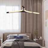 Apliqa Simon Mat Siyah Boyalı 30 W 300 K Salon-Oturma Odası-Genç Odası Ledli Avize