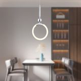 Apliqa Struer Tekli Krom Ledli Modern Koridor, Yatak Odasi Salon Sarkit Led Avize