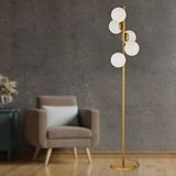 Apliqa Uzel 5li Eskitme Modern Tasarım Metal Lambader Beyaz