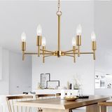 Apliqa Vaneo 6 Lı Gold Modern Genç Odası Mutfak Salon Avize - Altın