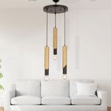 Apliqa Vegamu 3Lü Yuvarlak Eskitme Modern Koridor Mutfak Salon Retro Avize