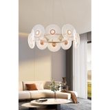 Apliqa Vetro 10'lu Yuvarlak Led Salon Avize