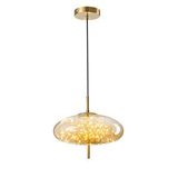 Apliqa Zuna 10 Watt 3000K Eskitme Bal Camlı Tekli Peri Led Sarkıt Avize