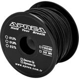 Apnea 1.8mm Dakron Zıpkın İpi Siyah Renk 50M Dayanıklı Malzeme ile Üstün Performans