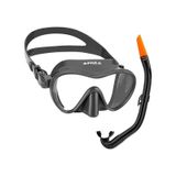 Apnea Royal Black Maske Şnorkel Set-Siyah