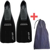 Apnea Sea Star Yüzme Paleti + File - Siyah - 38 - 39