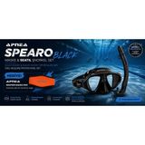 Apnea Watersport Pro Set ( Neopren Maske Kayışı Pedi Hediyeli ) - Siyah - Silikon