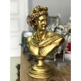 Apollo Büst Büyük Boy Heykel GOLD