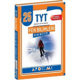 Apotemi Yayınları Fen Bilimleri TYT Üniversite Hazırlık 25 Deneme Kitabı 17-18 Yaş Öğrenciler