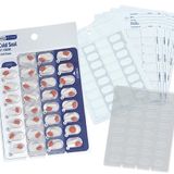 Apothecary 6'lı Paket Dolum Seti, Aylık İlaç Soğuk Mühür Blister Paketleri - 6-1/2 inç Derin Blister Tepsiler ve 6 Soğuk Mühür Kartı, Soğuk Mühür Blister Paketi Sistemi için Hap Kabarcıkları içerir, Yükleme Tepsisi İçermez