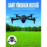 App Kontrollü Mini Drone 4K Hd Kamera, 360° Takla ve Katlanabilir Tasarım - Renkli