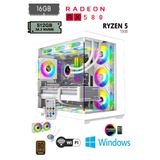 Apphirex REBİRTH W55 Ryzen 5 5500 | 16GB RAM | 512GB M2 SSD | RX580 8GB | Sıvı Soğutma Beyaz Oyun Bilgisayarı